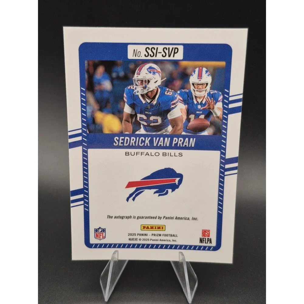 2025 Panini Prizm Sedrick Van Pran # SSI-SVP Significant Signatures (AU) Bills